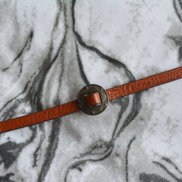 NWOT Topshop Skinny Western Style Belt - Picture 5 of 5